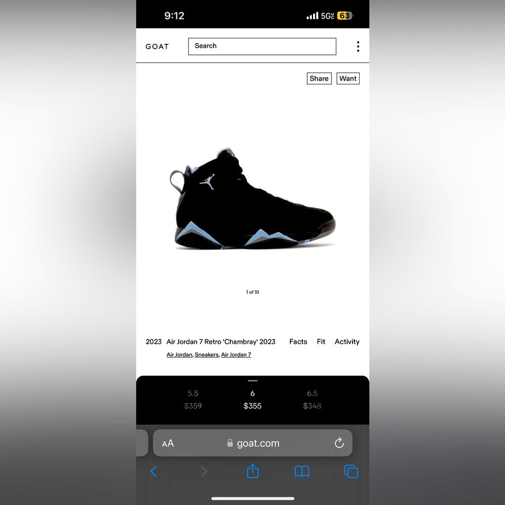 Air Jordan 7 Retro 'Chambray' 2023